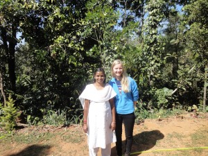  Visiting with a local doctor who showed us around a medicinal herb and spice garden.